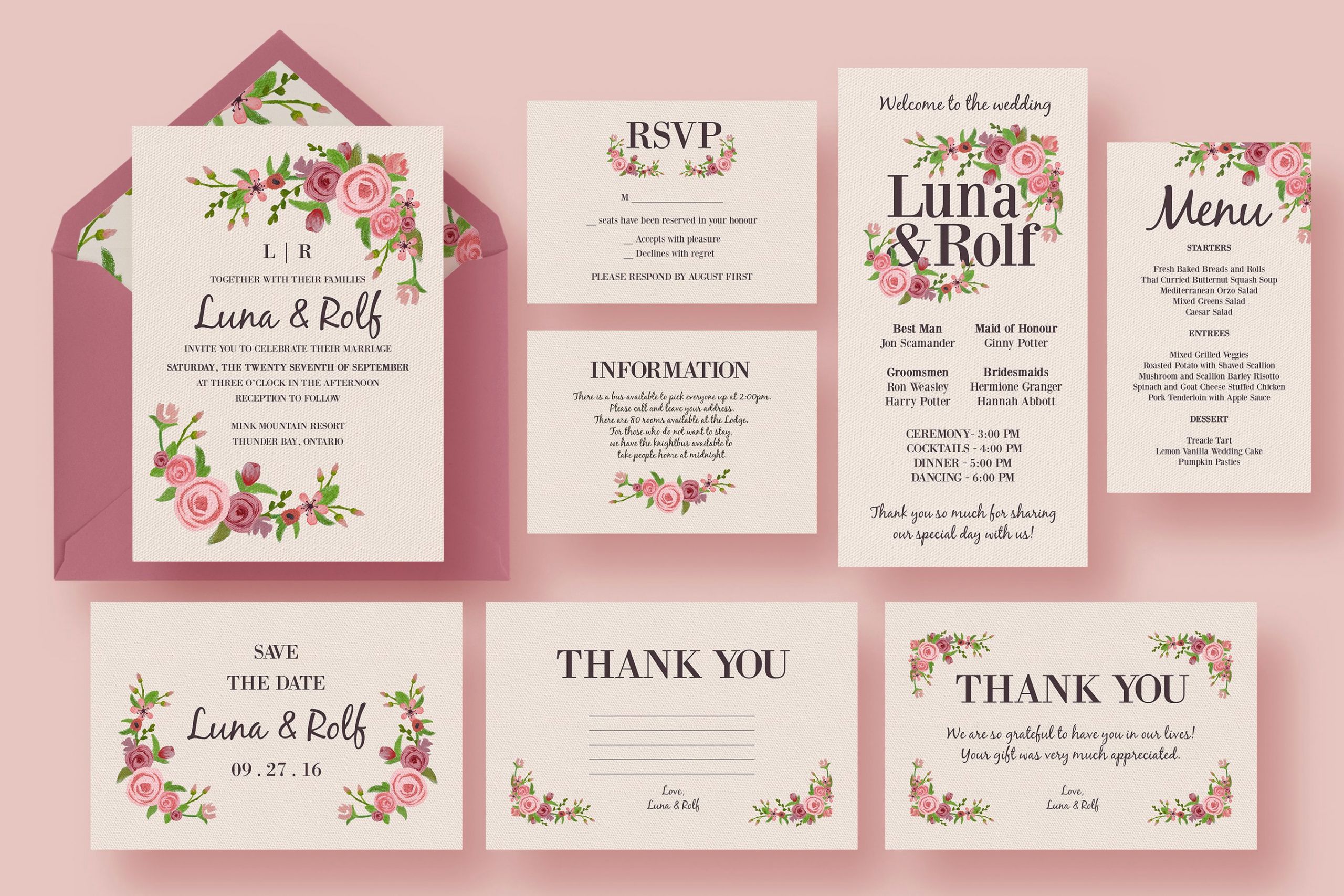 Template for Wedding Invitations Fresh Floral Wedding Invitation Suite Wedding Templates