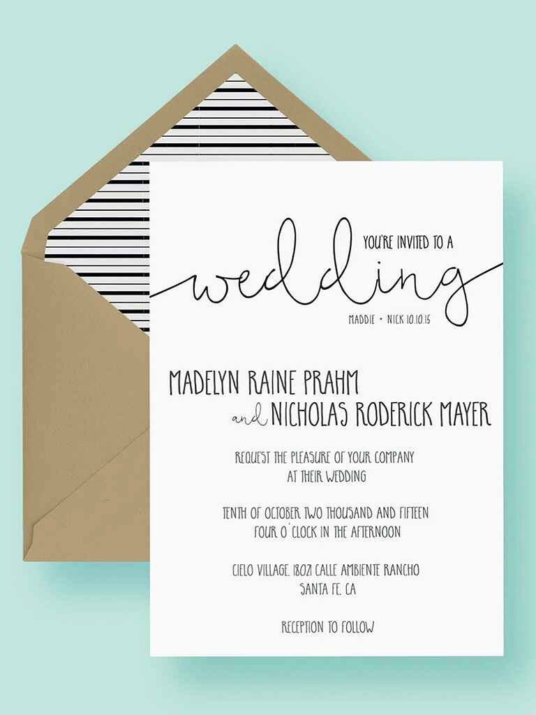 Template for Wedding Invitations New 16 Printable Wedding Invitation Templates You Can Diy