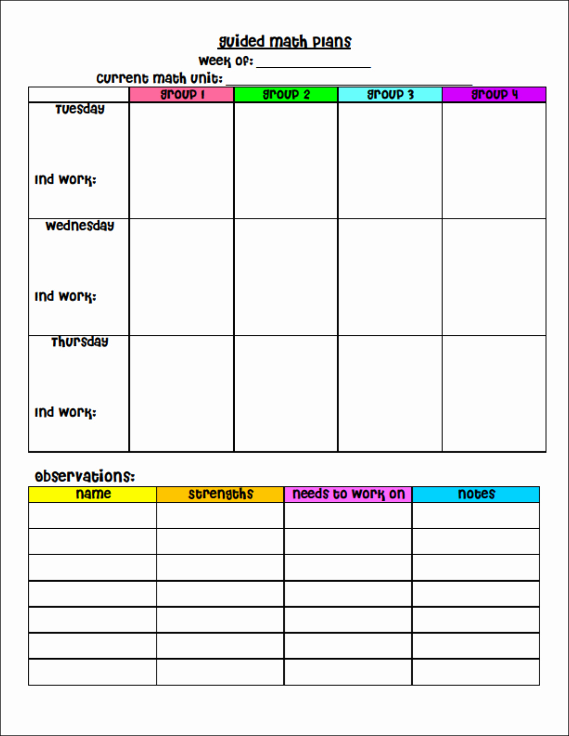 Texas Lesson Plans Template New Still Teaching after All these Years Guided Math Putting