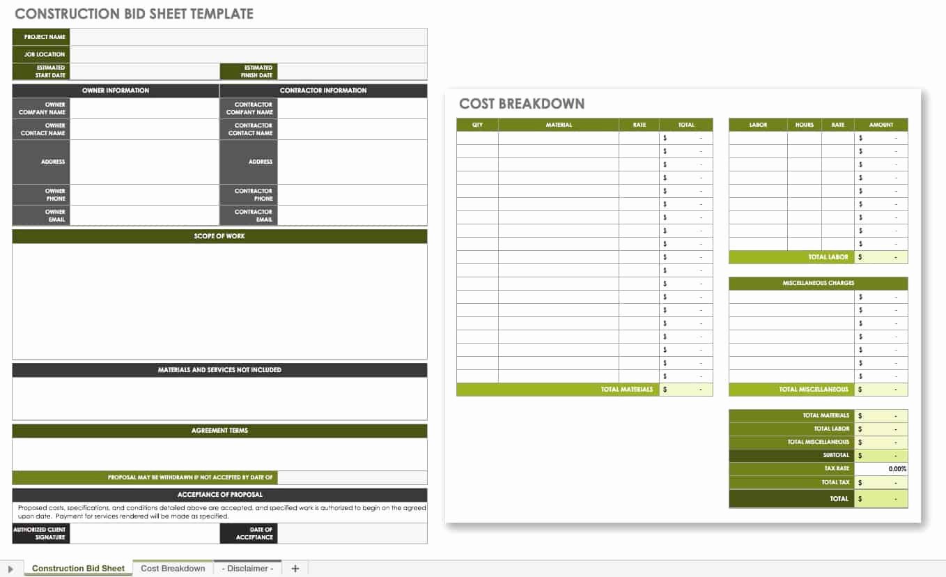 Trade Show Lead form Template Beautiful the Master Guide to Construction Bidding