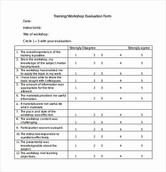 Training Evaluation form Template Beautiful Renovision Mcgm form 16 Download Keywordsfind