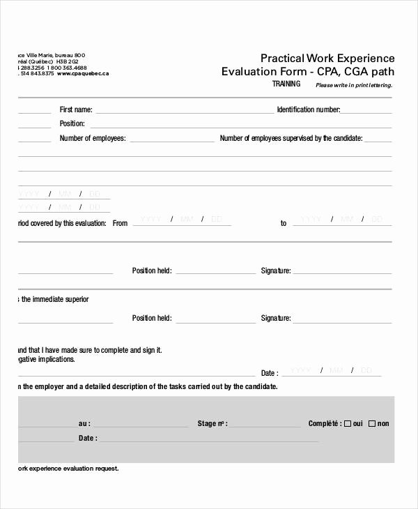 Training Evaluation form Template Fresh Free 26 Training Evaluation form Templates