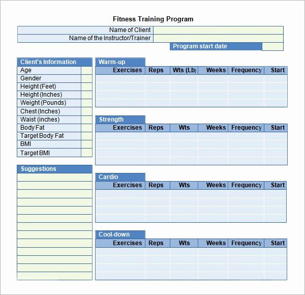 Training Plan Template Excel Fresh Training Plan Template Excel Download – Planner Template Free