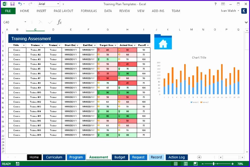 Training Plan Template Excel Unique 10 Test Plan Excel Template Exceltemplates Exceltemplates