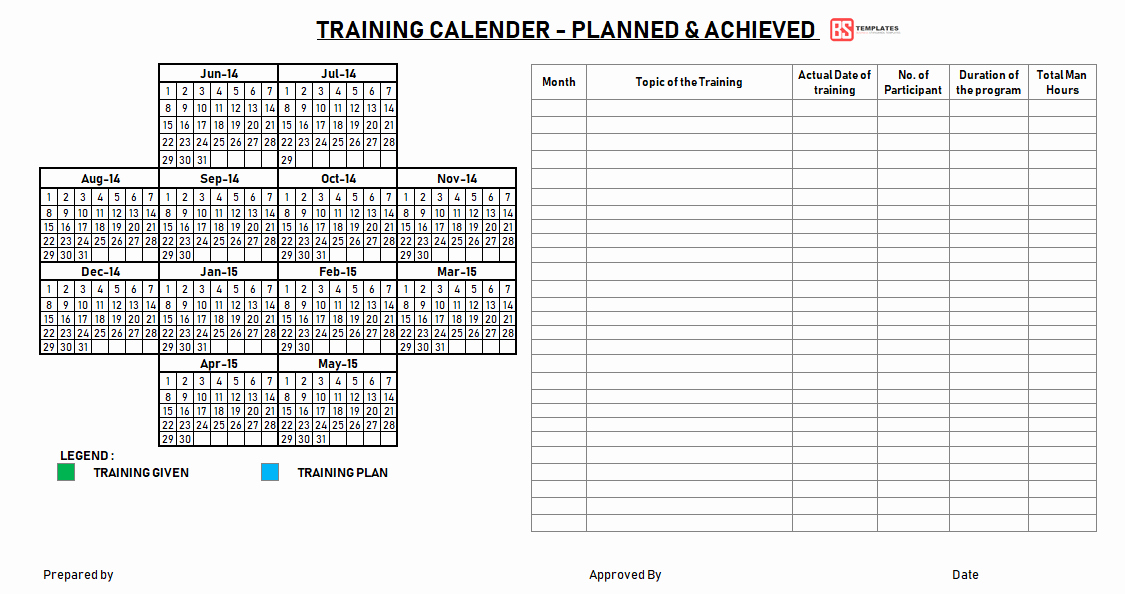 Training Plan Template Excel Unique Employee Training Plan Template Excel Project Annual