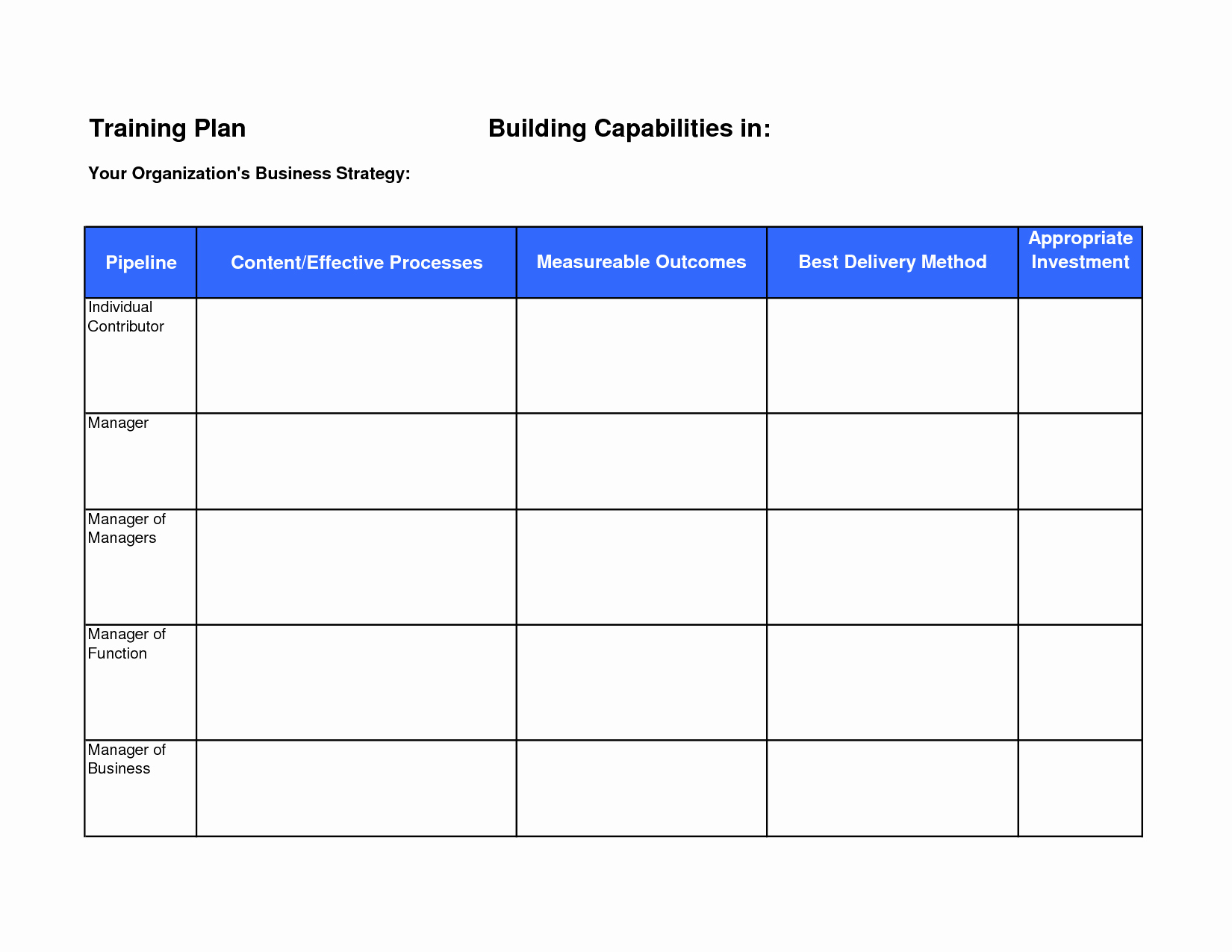 Training Schedule Template Excel Inspirational Exercise Program Exercise Program Outline