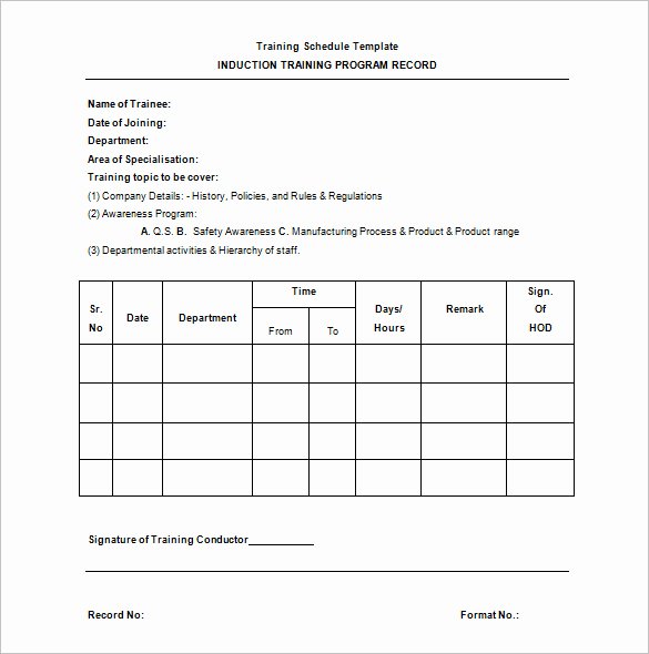 Training Schedule Template Excel Luxury 25 Training Schedule Templates Docs Pdf