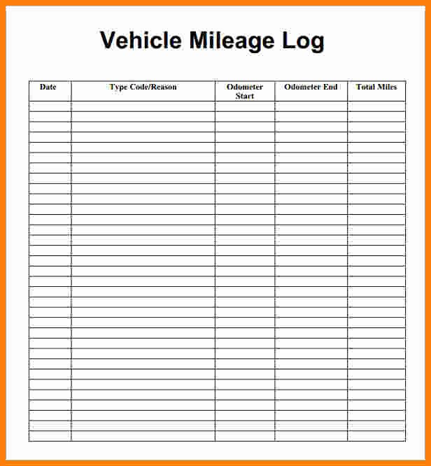 Travel Reimbursement form Template Elegant Mileage Reimbursement form