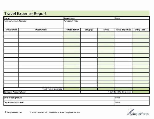 Travel Reimbursement form Template Inspirational 78 Best Images About Business forms On Pinterest