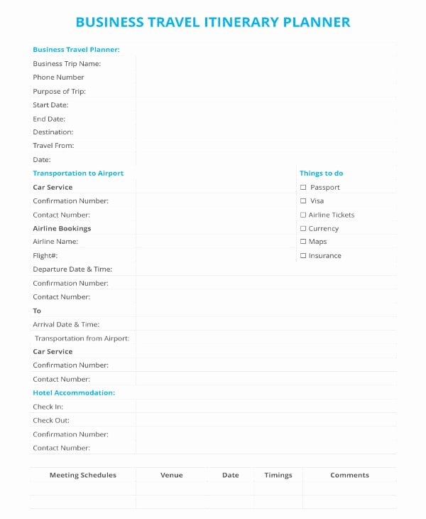 Trip Itinerary Planner Template Lovely 10 Itinerary Planner Examples Pdf Word Apple Numbers