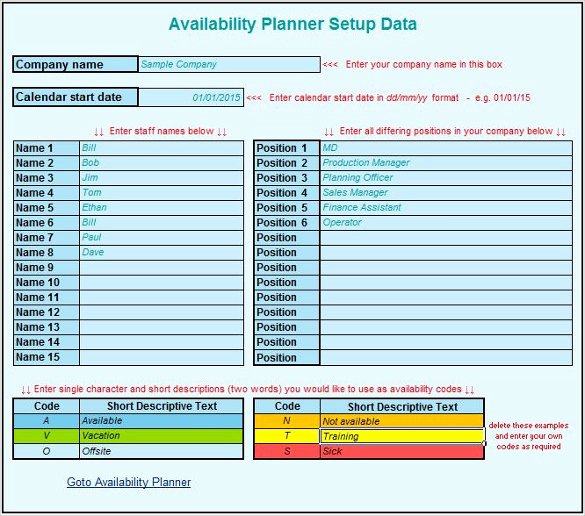 Trip Planner Template Excel Elegant Sample Vacation Planning 6 Documents In Pdf Psd Excel