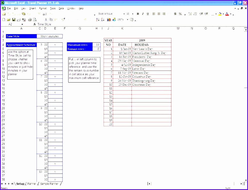 Trip Planner Template Excel Fresh 10 Trip Planner Template Excel Exceltemplates