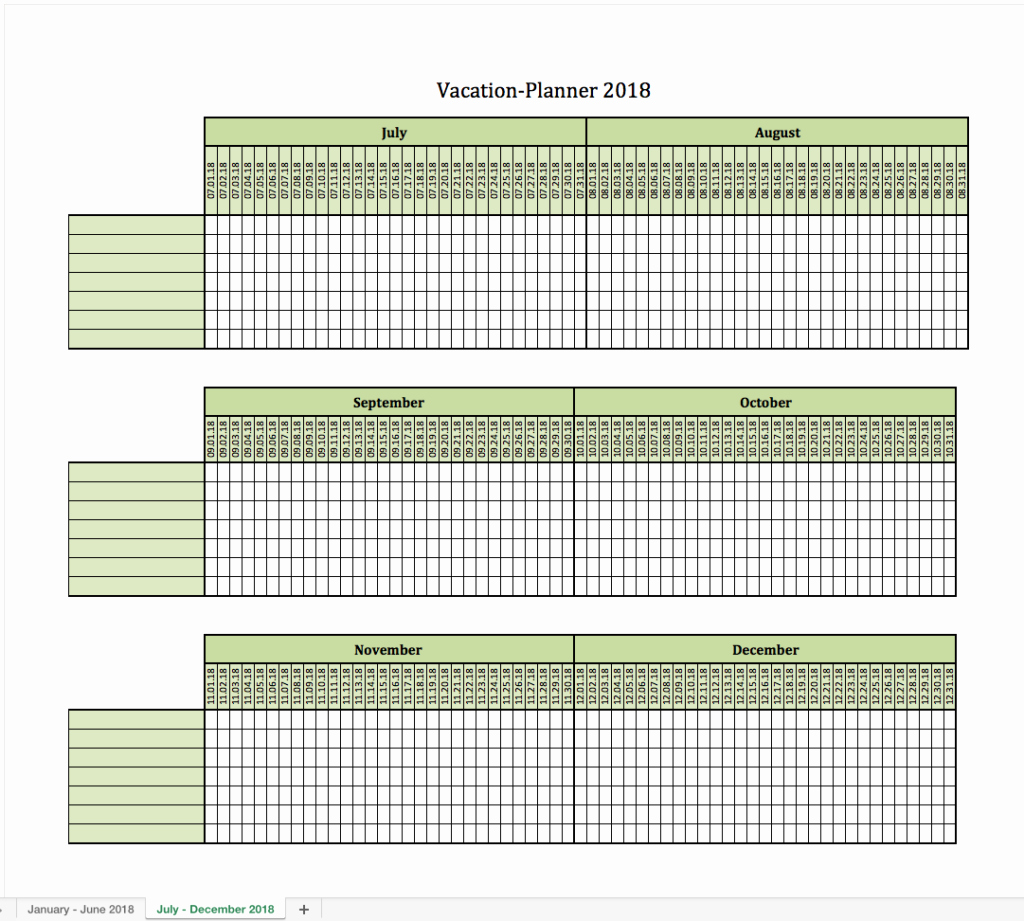 Trip Planner Template Excel Unique Vacation Planner 2018