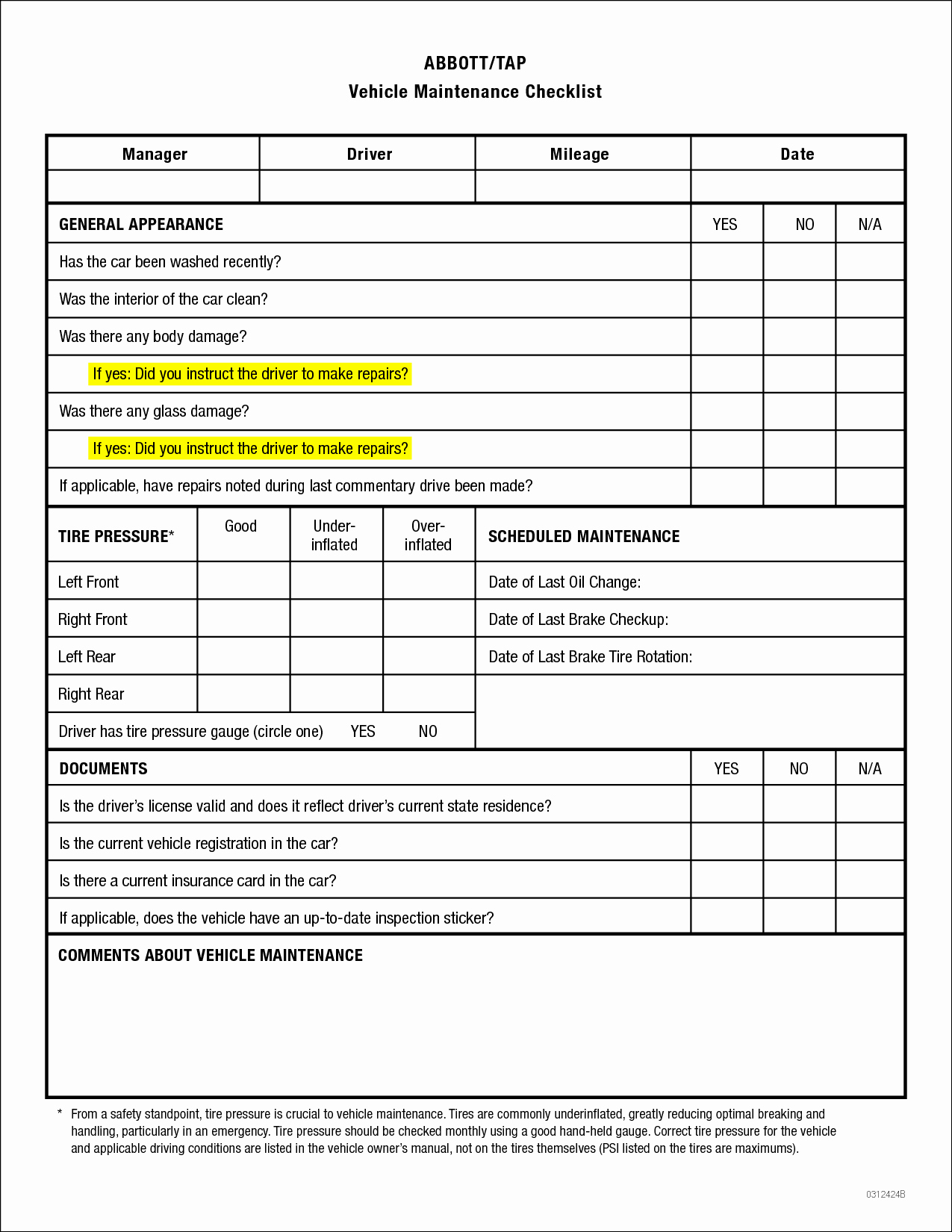 Truck Maintenance Schedule Template Unique Contoh Check Sheet Maintenance Contoh Urip