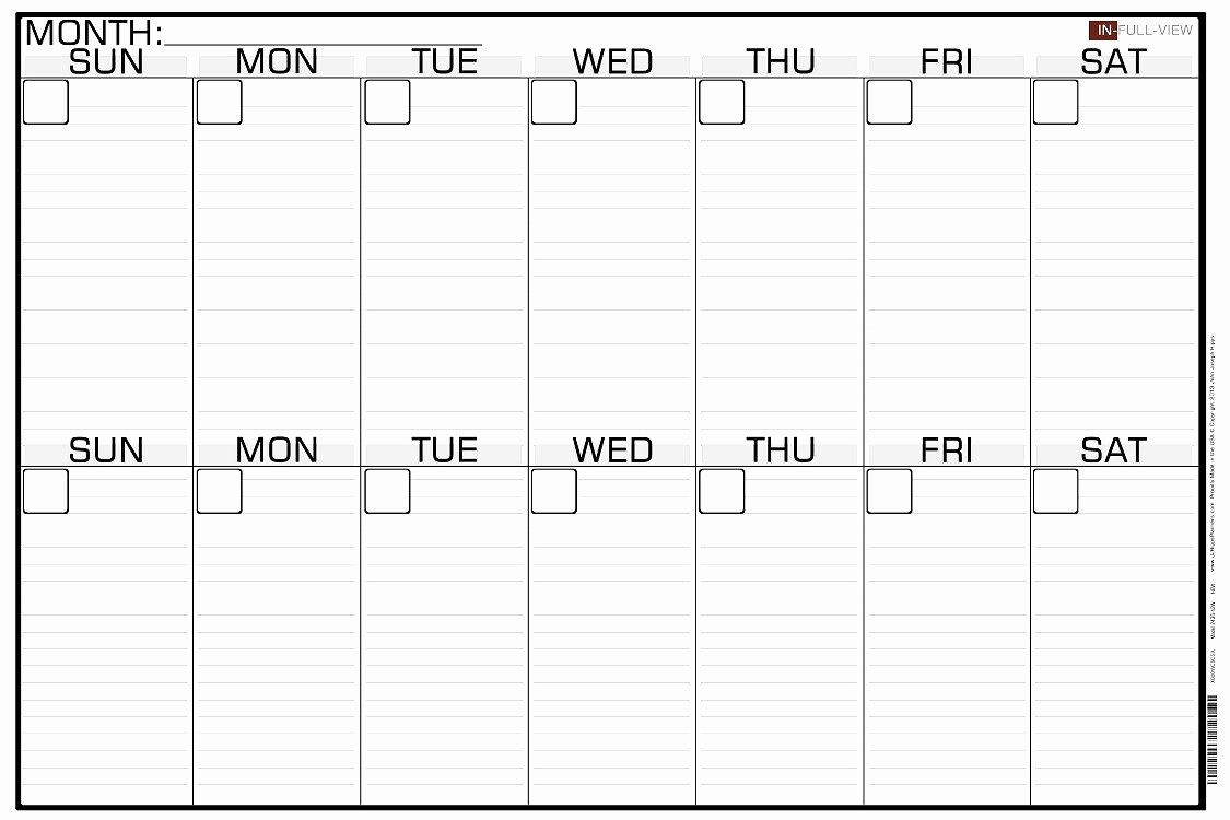 Two Week Schedule Template Elegant Two Week Blank Calendar Template Calendar Inspiration Design