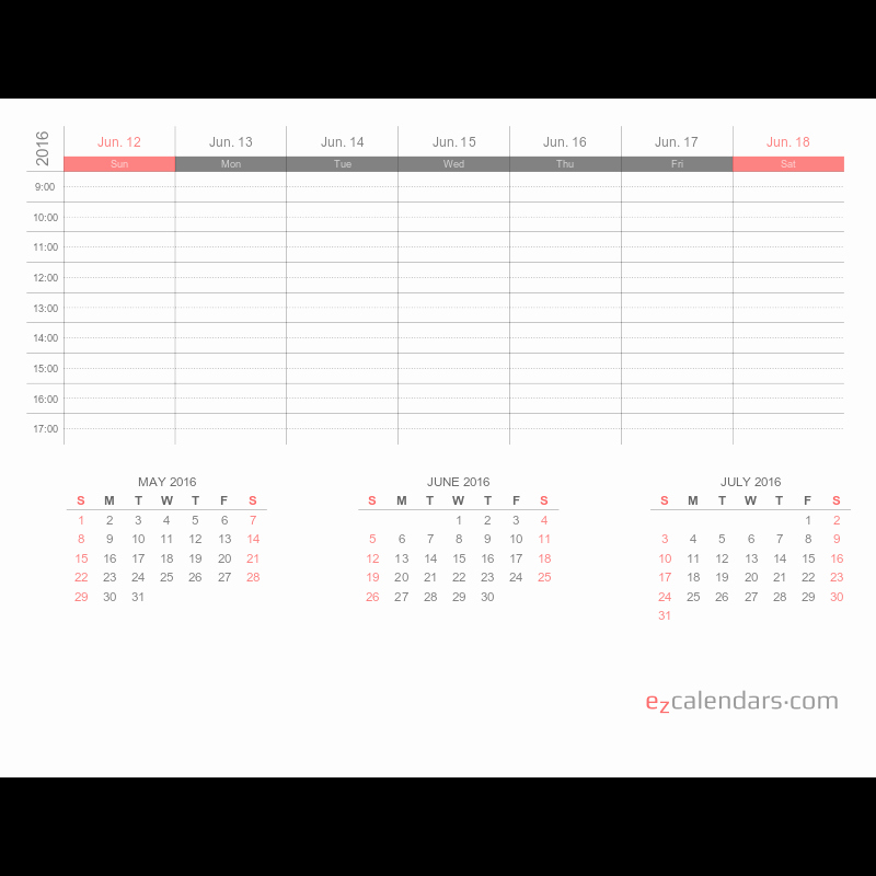 Two Week Schedule Template Luxury Two Weeks Appointment Schedule Template Weekly Planner
