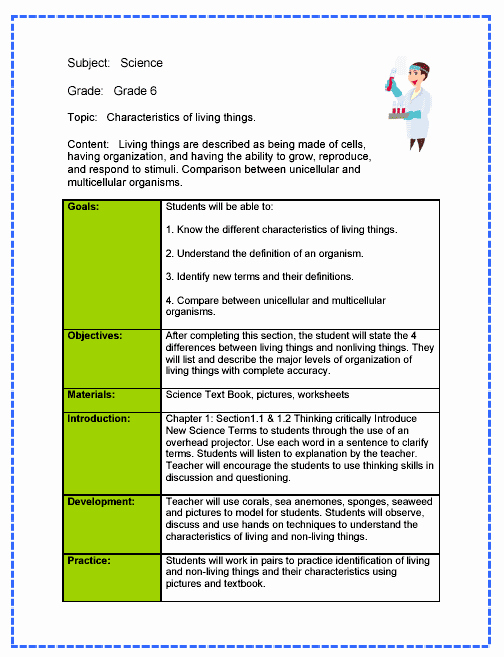 Unit Planner Template for Teachers Awesome Lesson Plan format Fotolip