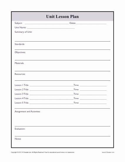 Unit Planner Template for Teachers Fresh Plex Unit Lesson Plan Template