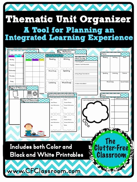 Unit Planner Template for Teachers Lovely Tips for Planning An Integrated Teaching Unit Cross