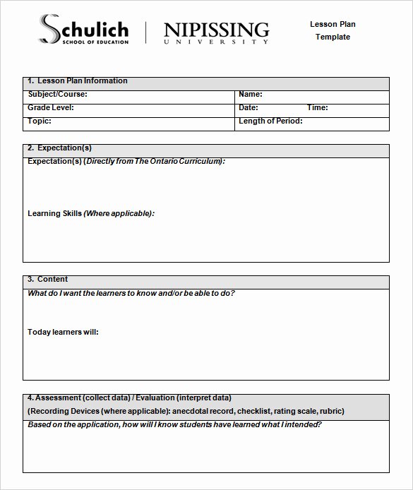 Unit Planner Template for Teachers Unique Unit Planner Template Tario