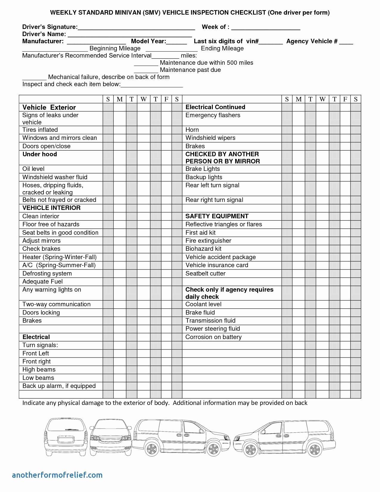 Vehicle Maintenance Schedule Template Excel New Puter Maintenance Report Template New Vehicle