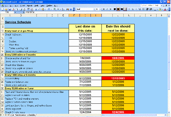 Vehicle Maintenance Schedule Template Excel Unique Index Of Cdn 29 2007 758