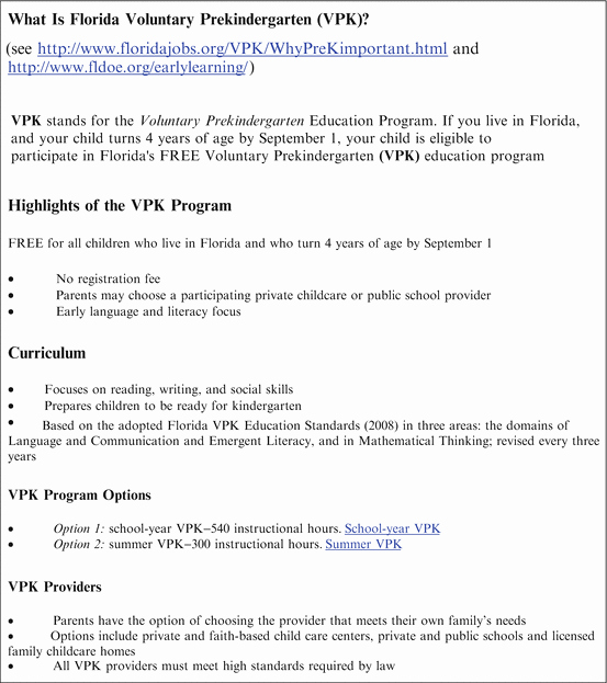 Vpk Lesson Plan Template Unique Vpk Education Standards Best the Best Education