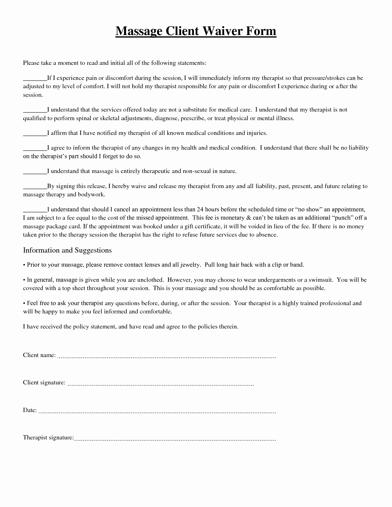 Waiver form Template for Sports Beautiful Line Free E Course with David Avocado Wolfe