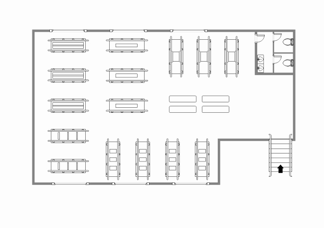 Warehouse Floor Plan Template New Rehabilitation Center Layout