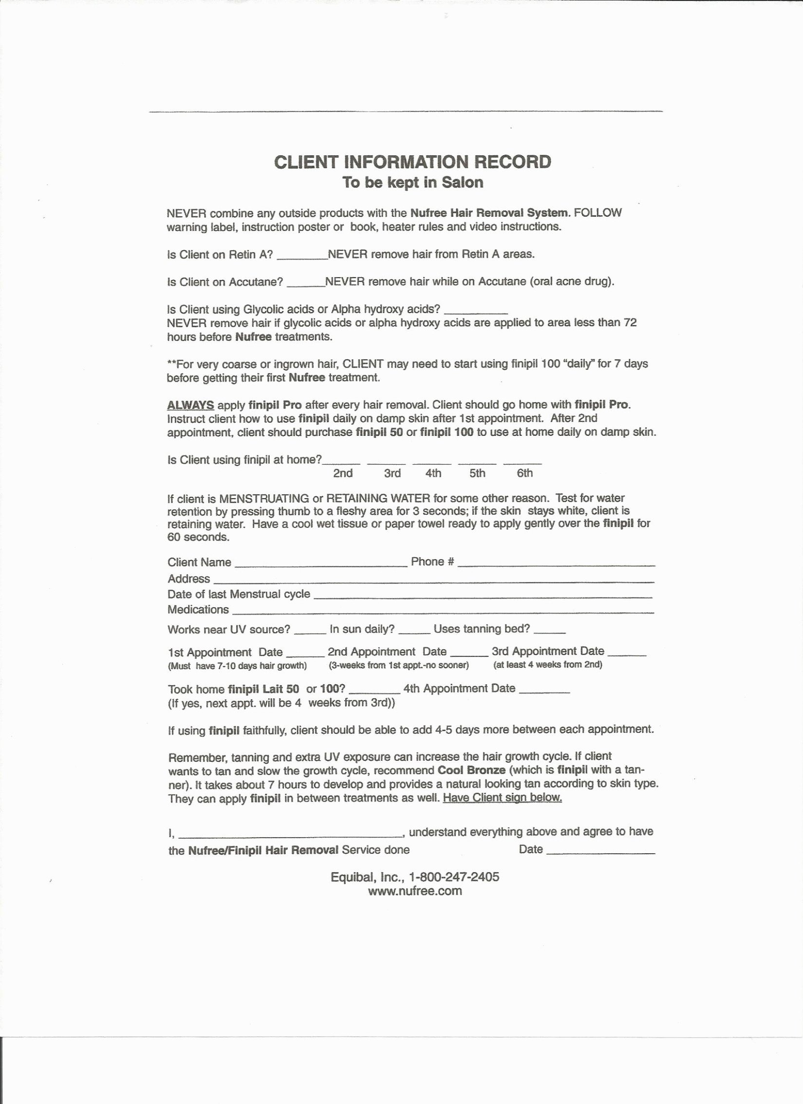 Waxing Consent form Template New Five Easy Ways to Facilitate Waxing Client