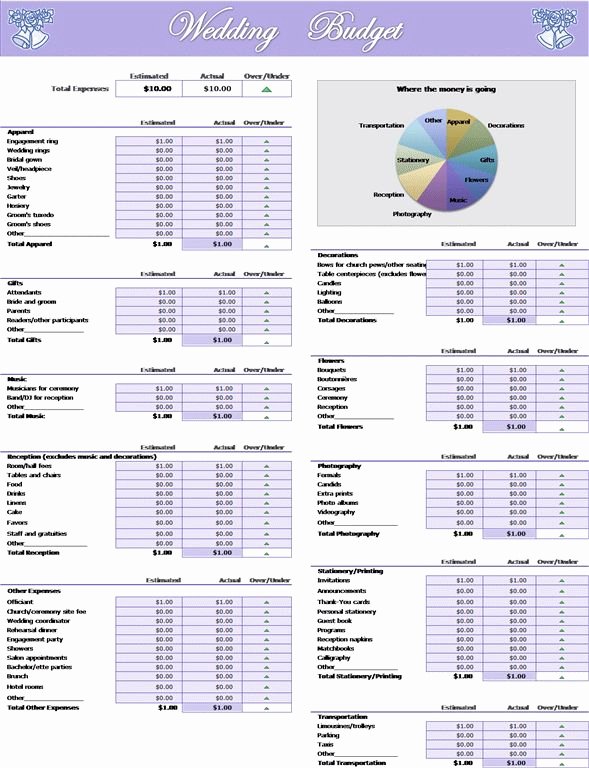 Wedding Budget Planner Template New 44 Best Wedding Printables Images On Pinterest