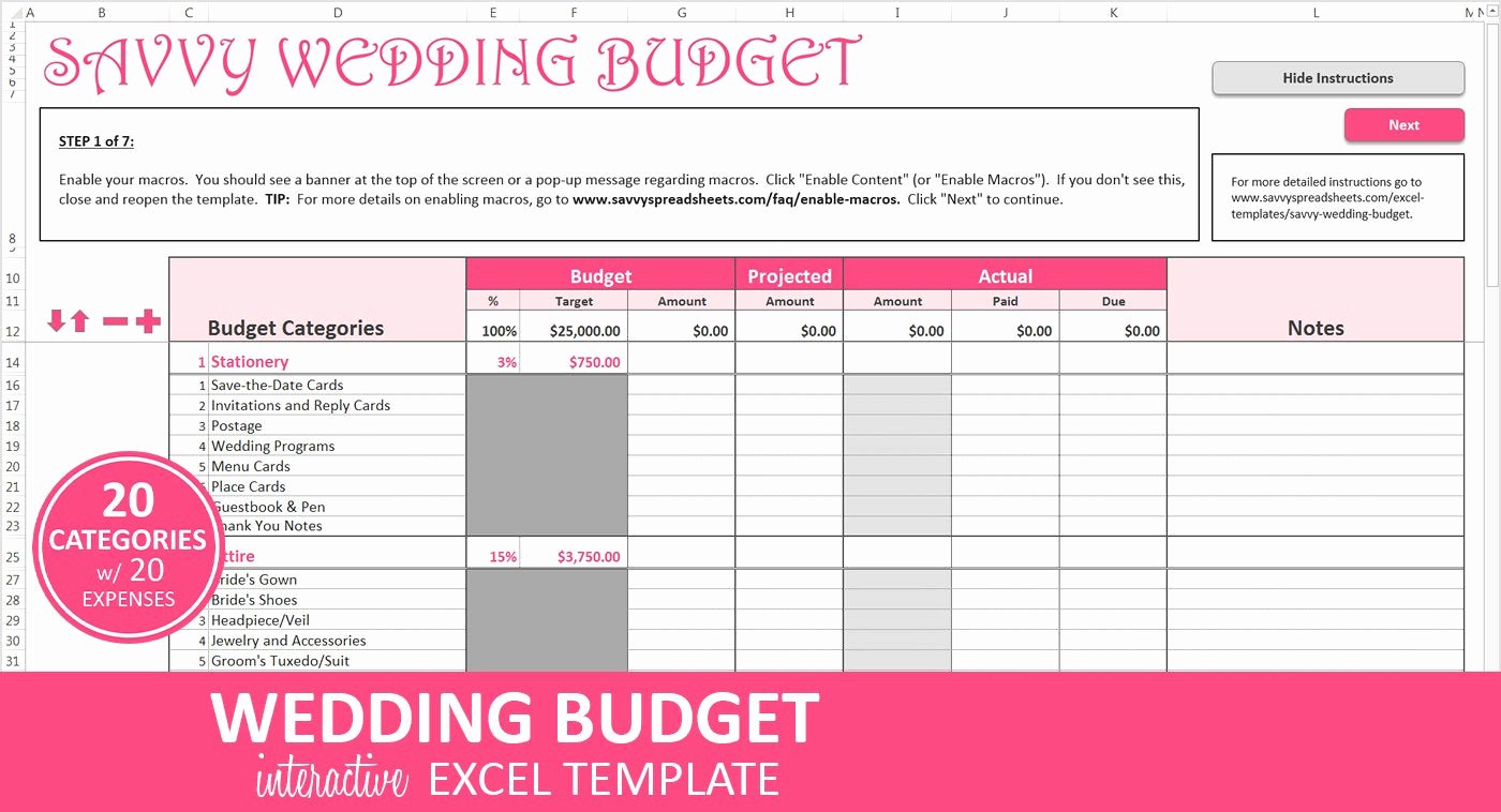 Wedding Budget Planner Template New Wedding Bud Planner Excel Wedding Bud Template