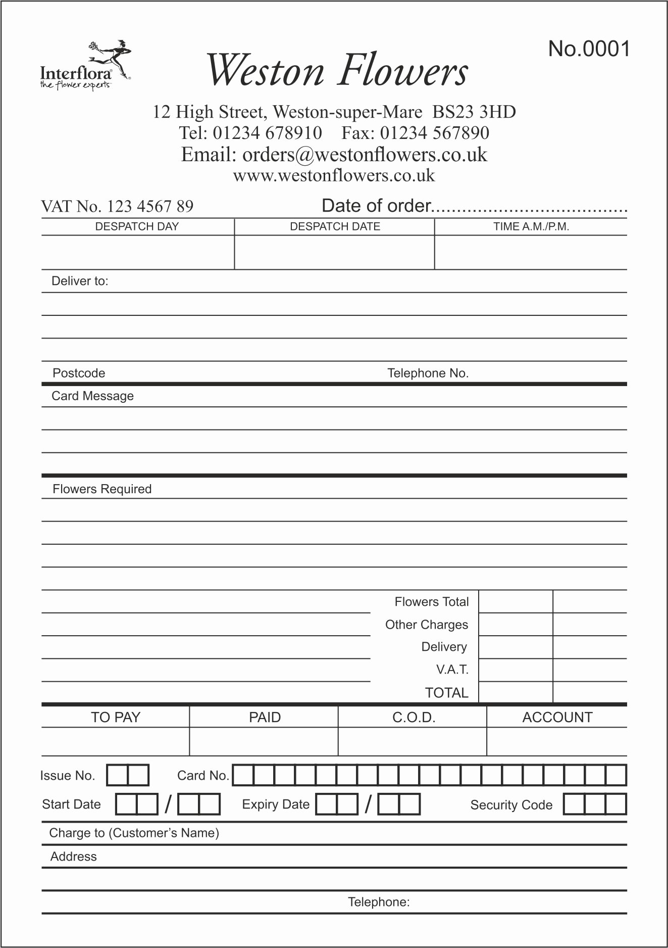 Wedding Flowers order form Template Beautiful Flower order form to Pin On Pinterest Pinsdaddy