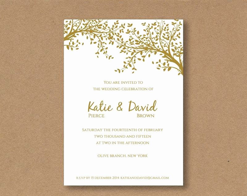 Wedding Invitation Diy Template Awesome Diy Editable and Printable Wedding Invitation Template