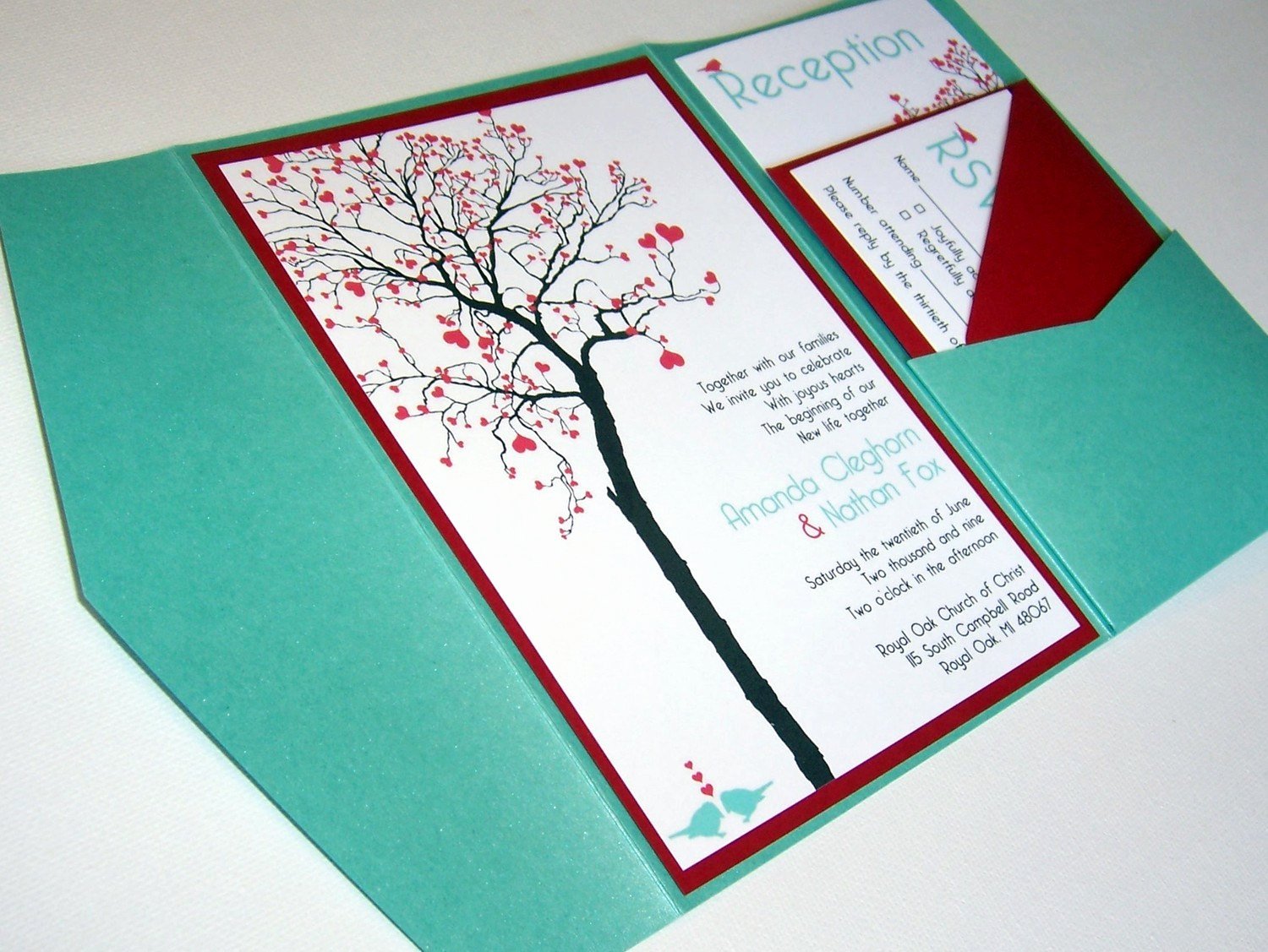 Wedding Invitation Diy Template Elegant Wedding Invitation Diy Pocketfold Heart Tree Printable