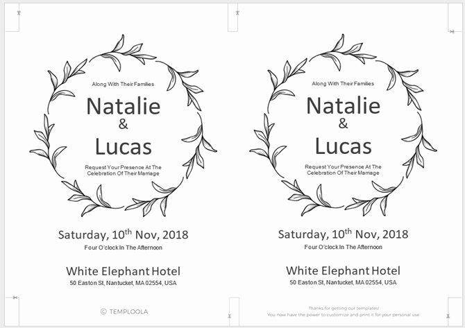 Wedding Invitation Template for Word Lovely 13 Free Templates for Creating event Invitations In