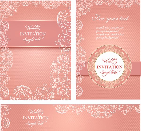 Wedding Invitation Template Free Download Unique Editable Wedding Invitations Free Vector 3 767