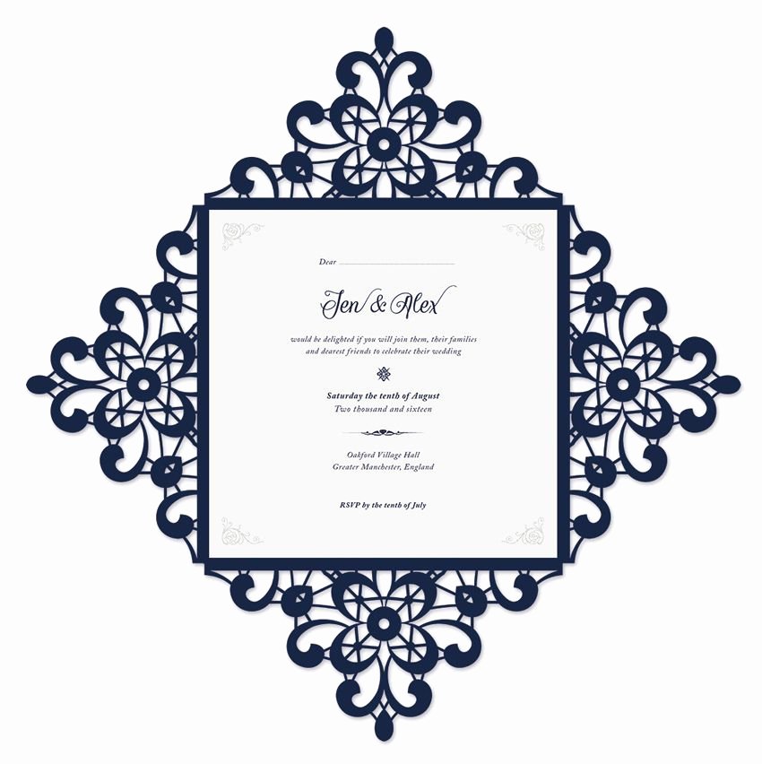 Wedding Invitation Template Illustrator Best Of Final Open Invite Adobe Illustrator