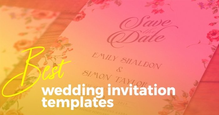 inspiring wedding invitation illustrator templates picture