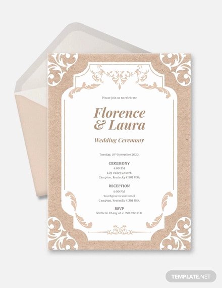 Wedding Invitation Template Illustrator New Free 11 Country Wedding Invitation Designs &amp; Examples In