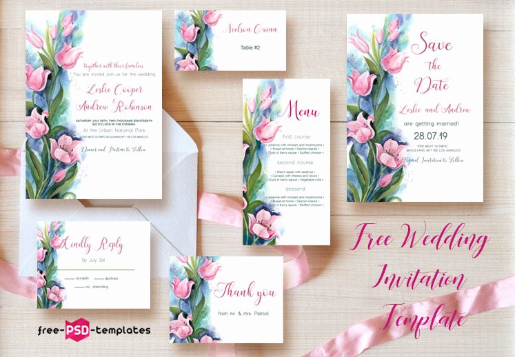 Wedding Invitation Template Psd Awesome 75 Free Must Have Wedding Templates for Designers