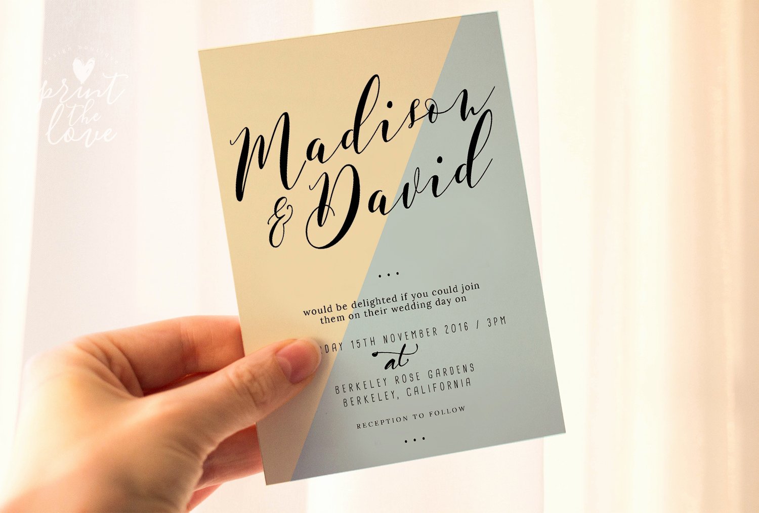 wedding invitation psd template