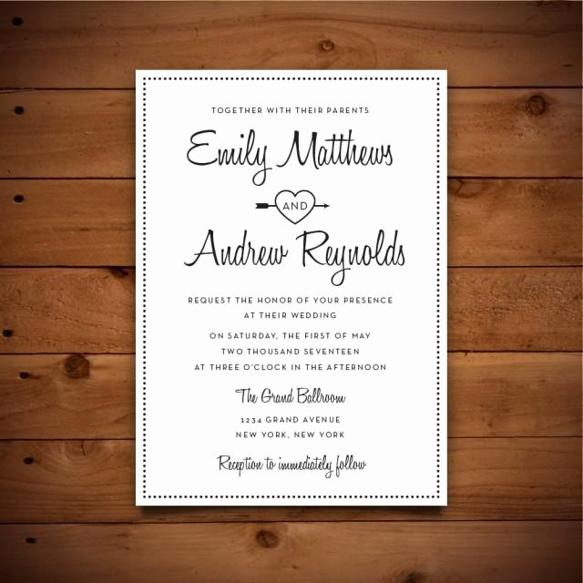 Wedding Invitation Word Template Beautiful Printable Vintage Style Wedding Invitation Template Dark