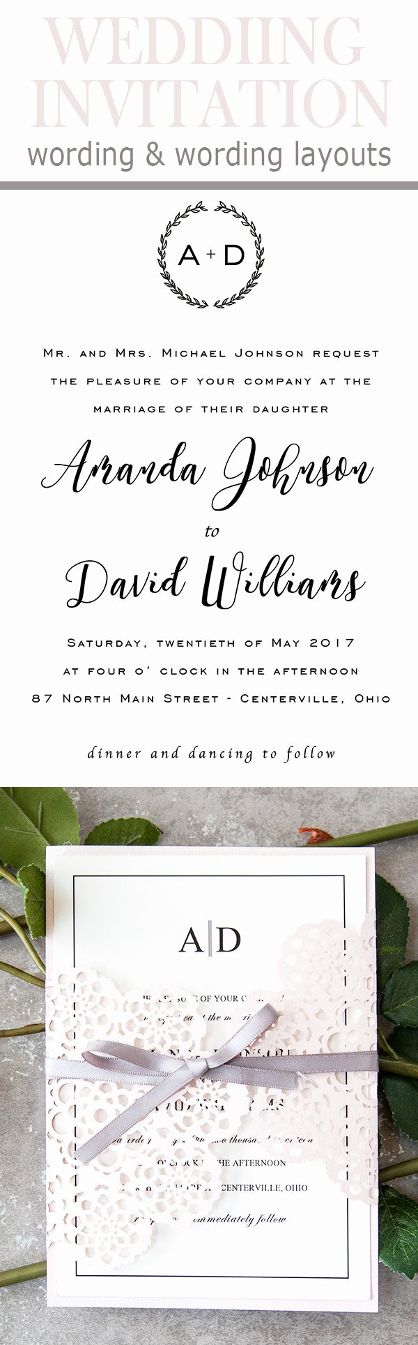 Wedding Invitation Wording Template Inspirational 20 Popular Wedding Invitation Wording &amp; Diy Templates Ideas