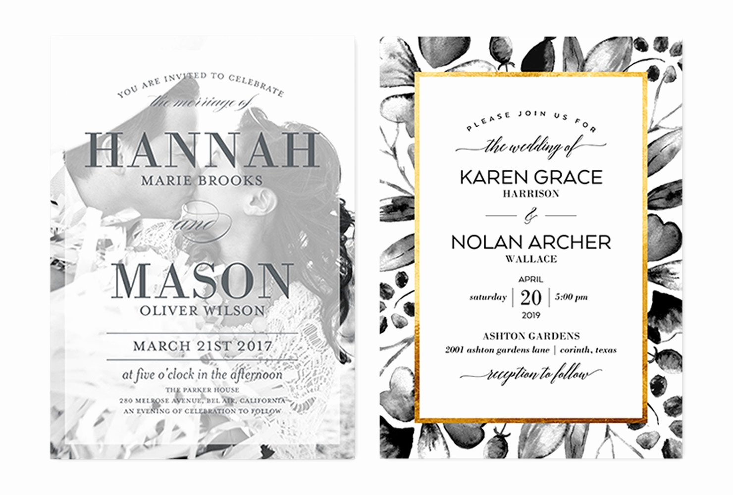 wedding invitation wording