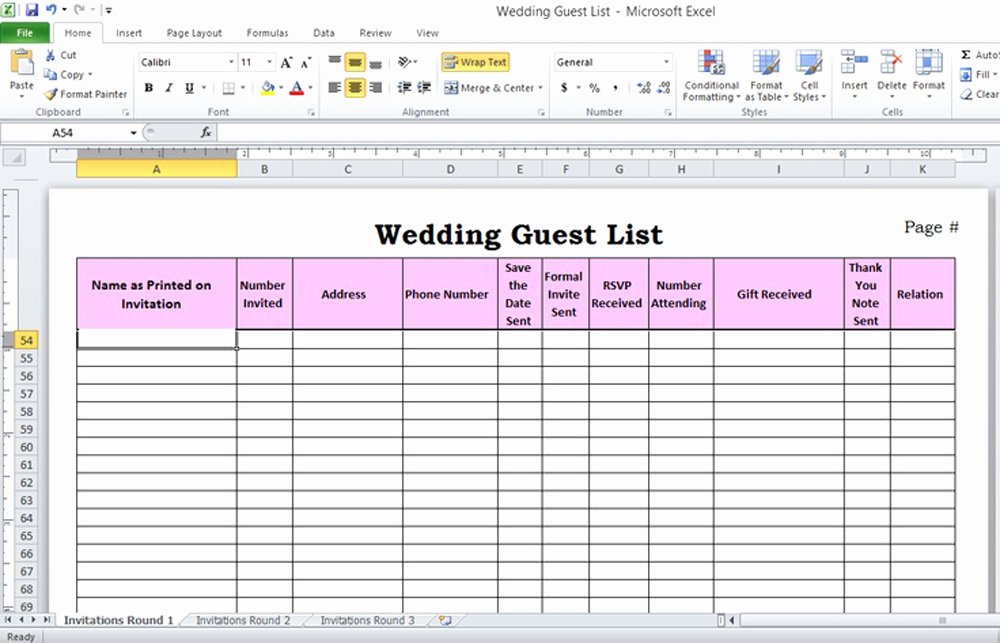 Wedding Invitations List Template New 5 Ways to Plan Your Weddingivy Ellen Wedding Invitations