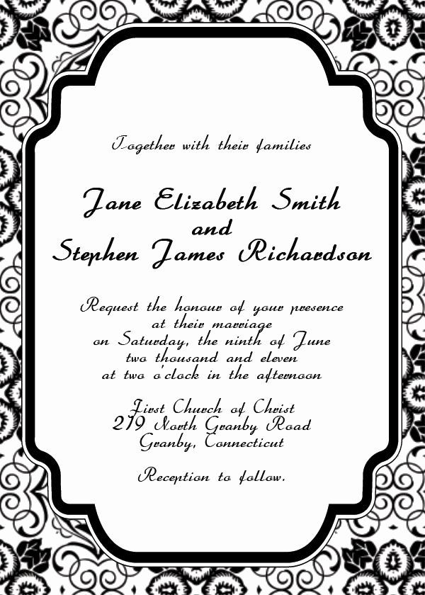 Wedding Invitations List Template New Free Online Invitation Templates Rxgolfzw