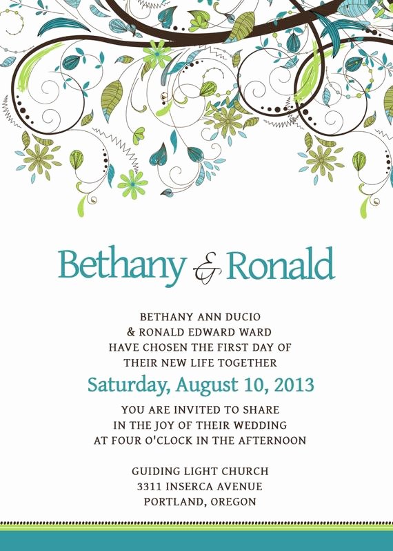 Wedding Invitations Photoshop Template Awesome Wedding Invitation Template Set Psd by Scripturewallart On