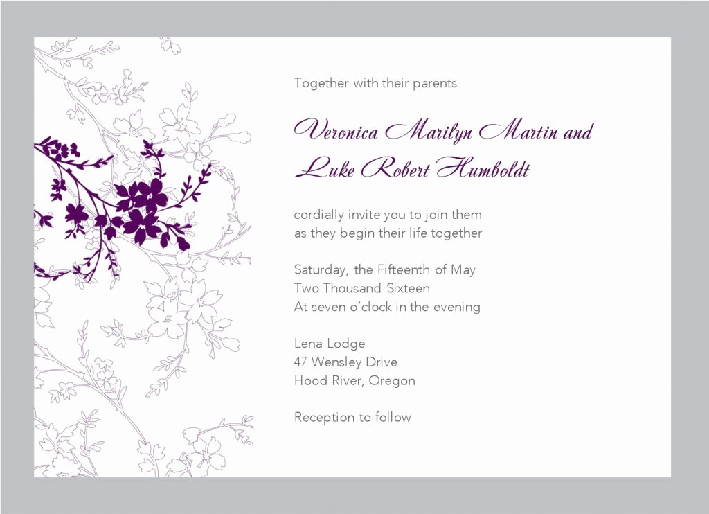 Wedding Invitations Template Free Luxury Free Printable Wedding Invitation Templates Download