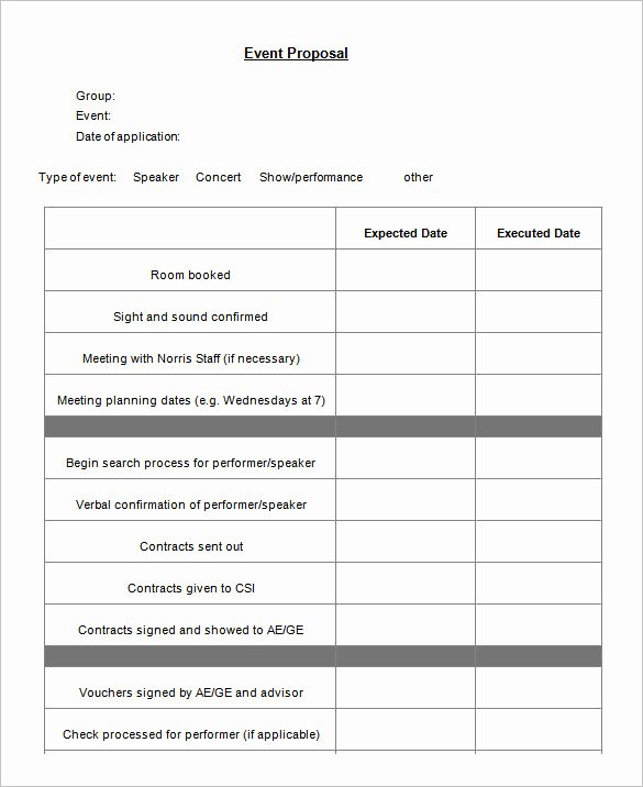 Wedding Planner Proposal Template Inspirational event Proposal Template 24 Free Word Pdf format